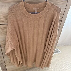 H&M oversized  Tan Sweater